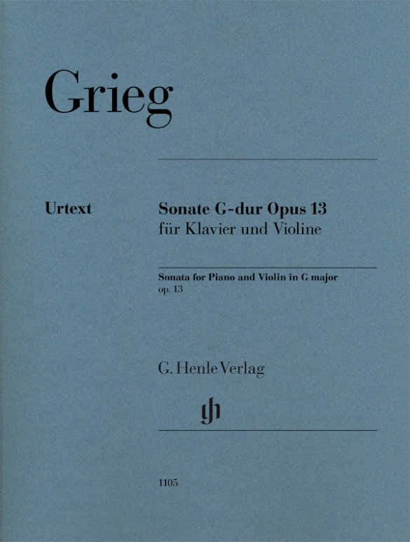 GRIEG EDVARD - SONATE G-DUR OP.13 - VIOLON & PIANO