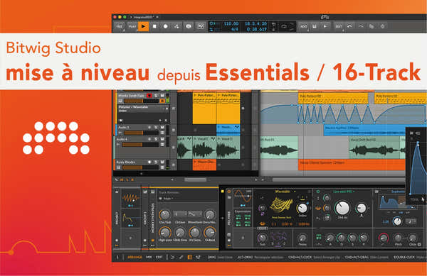 Bitwig Actualización Studio Esenciales 16 pistas