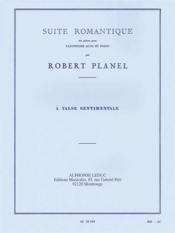 Suite Romantique No.4 Valse Sentimentale