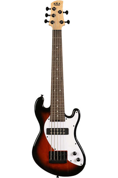 Kala Solid Body U-Bass 5 Tobacco Burst + Gigbag