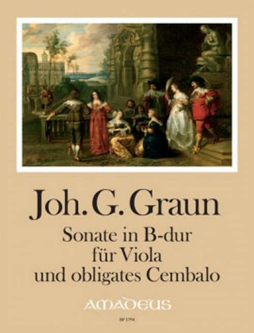 Graun J.G. - Sonata en Sib mayor - Viola y piano