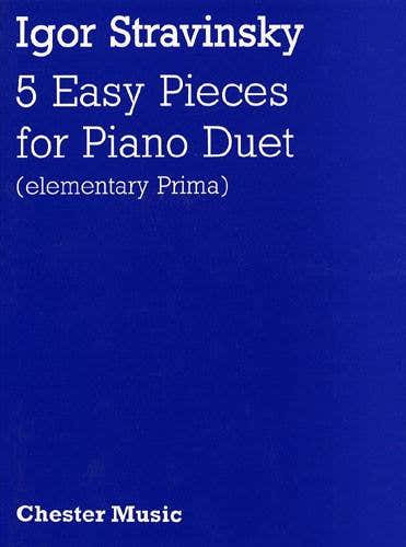 STRAVINSKY I. - 5 EASY PIECES FOR PIANO DUET