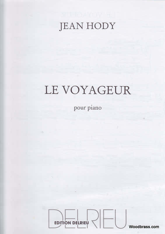 Hody Jean - Le Voyageur - Piano