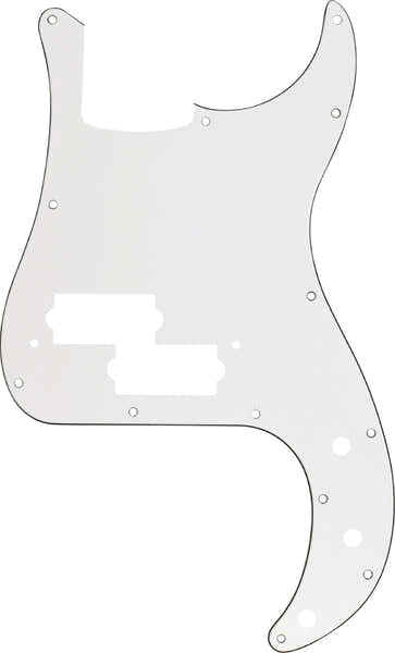 Golpeador Precision Bass 13 agujeros W/B/W 3 capas