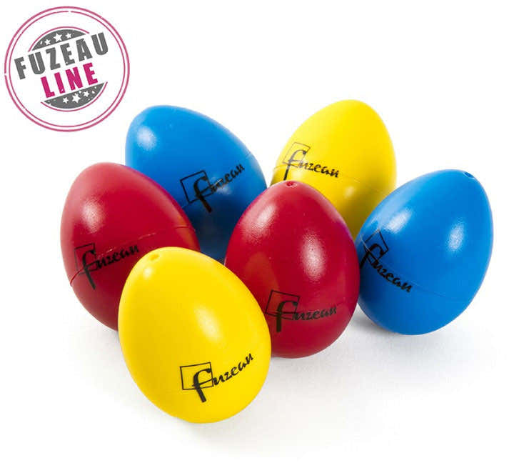 Lote De 3 Pares De Huevos Sonoros Coloridos