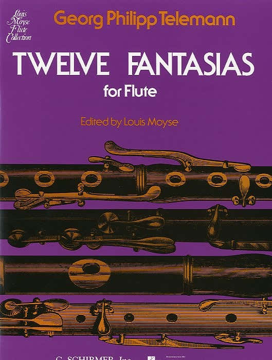 Telemann G.P. - Twelve Fantasias For Solo Flute - Flute