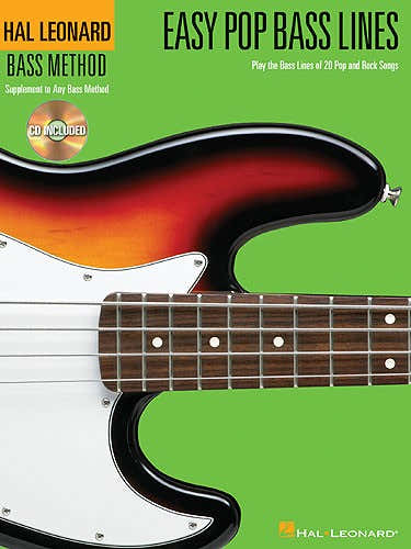 Hal Leonard Bass Method- Easy Pop Bass Lines - Bass Guitar