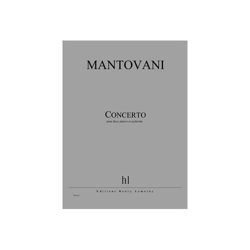 Mantovani - Concerto Pour Deux Pianos - 2 Pianos et Orchestre