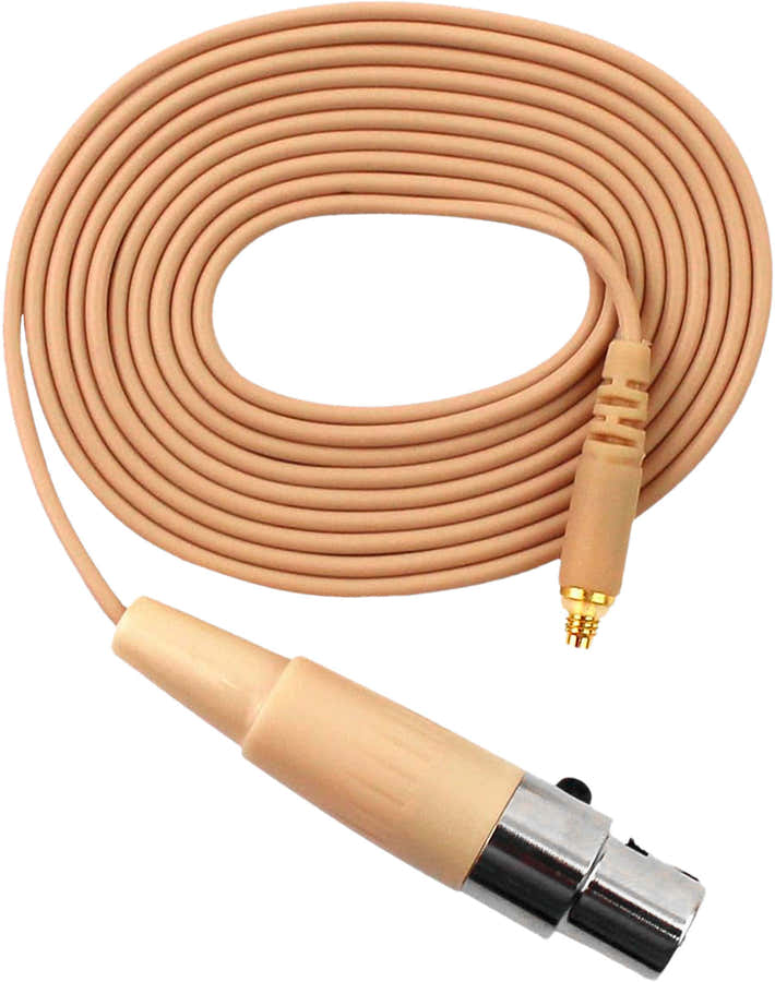 Cable mini XLR beige