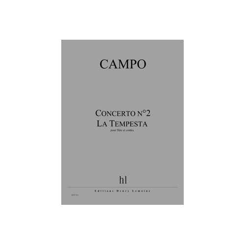Campo - La Tempesta - Flûte et Cordes
