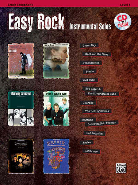 Instrumentales fáciles de rock + CD – Saxofón y piano