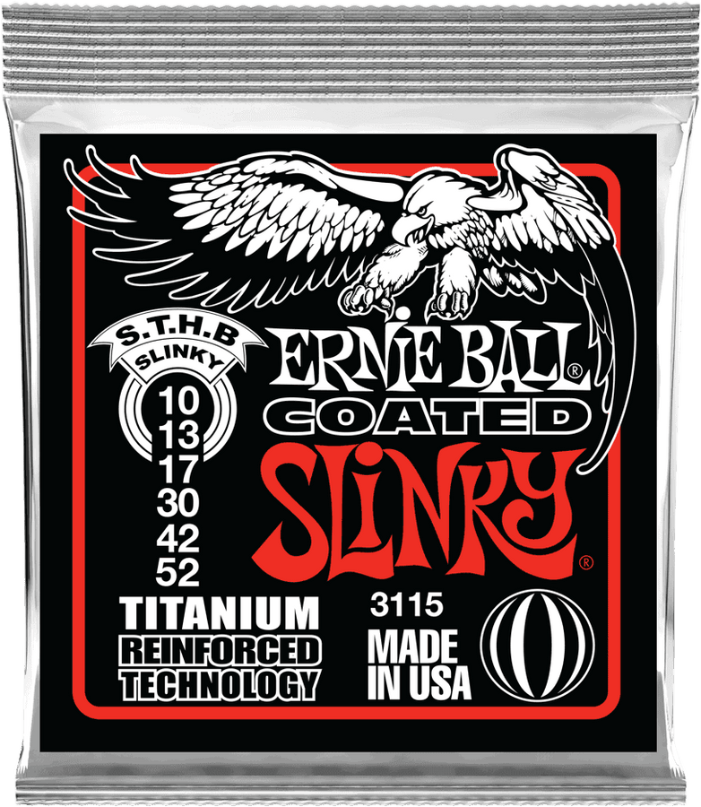 3115 Slinky recubiertas Agudas finas Graves gruesas 10-52