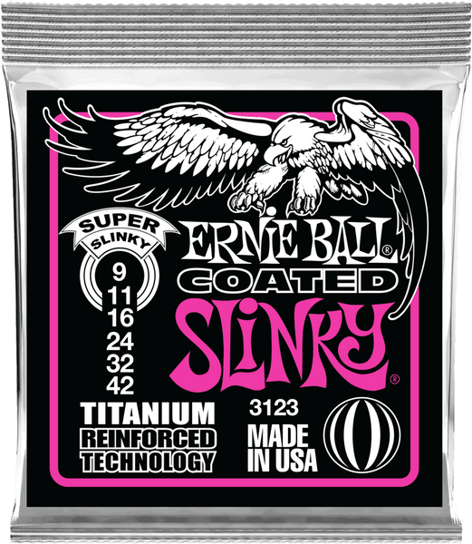 3123 Super Slinky de titanio recubiertas 9-42