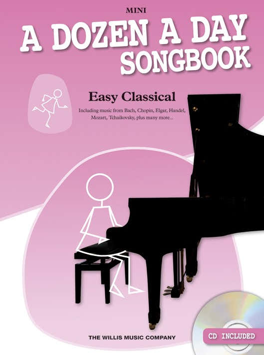 EDNA MAE BURNAM - A DOZEN A DAY SONGBOOK - EASY CLASSICAL - MINI - PIANO SOLO