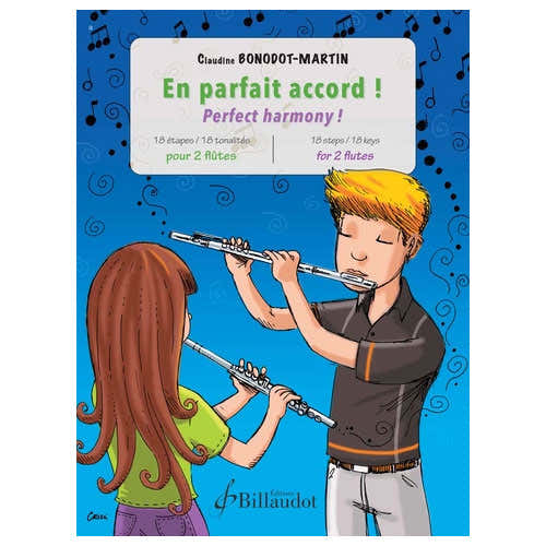 Bonodot-Min Claudine - En Parfait Accord ! 18 Étapes 18 Tonalités - 2 Flûtes