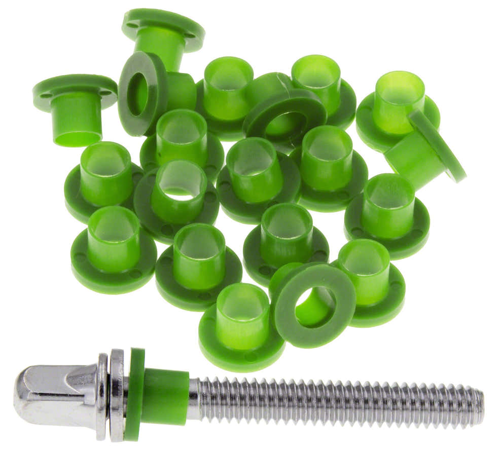 TRW50G - NYLON TENSION ROD WASHERS - GREEN (X50)