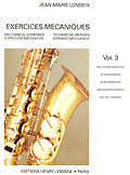 Londeix J.M. - Exercices Mecaniques Vol.3 - Saxophone