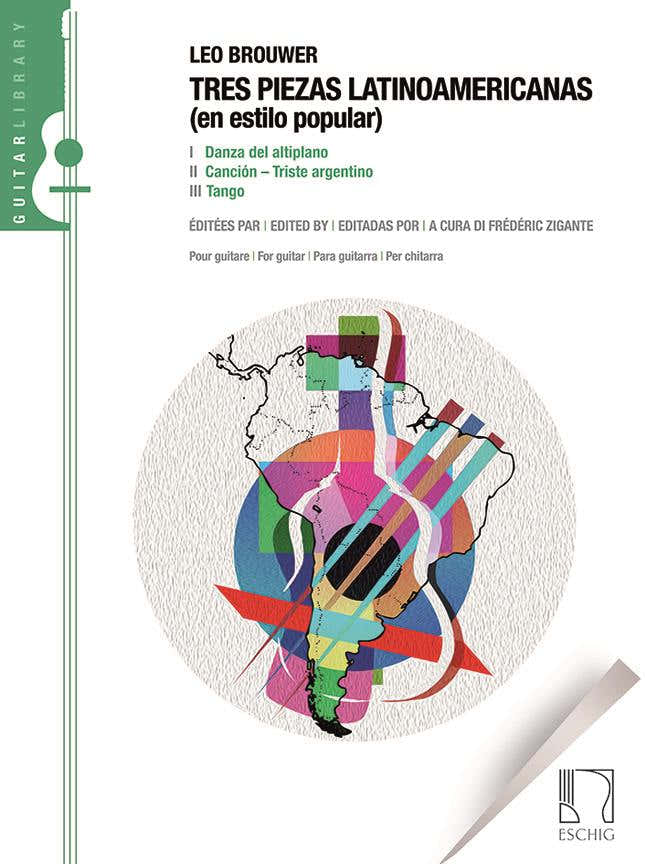 Brouwer Leo - Tres Piezas Latinamricanas (en Estilo Popular) - Guitare