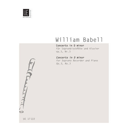 Babell - Concerto No. 3 Op. 3/3 - Descant Flute A Bec et Piano