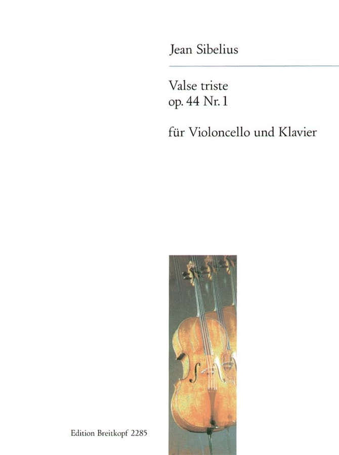 Sibelius J. - Valse Triste Aus Op. 44 - Violoncelle Piano