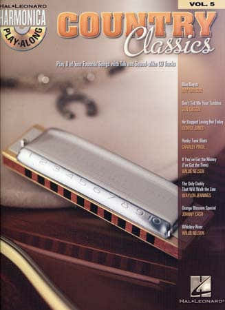 Harmonica Play Along Vol.5 - Country Classics + CD - Harmonica
