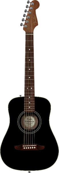 California Standard Redondo Mini con funda Tapa de abeto Negro