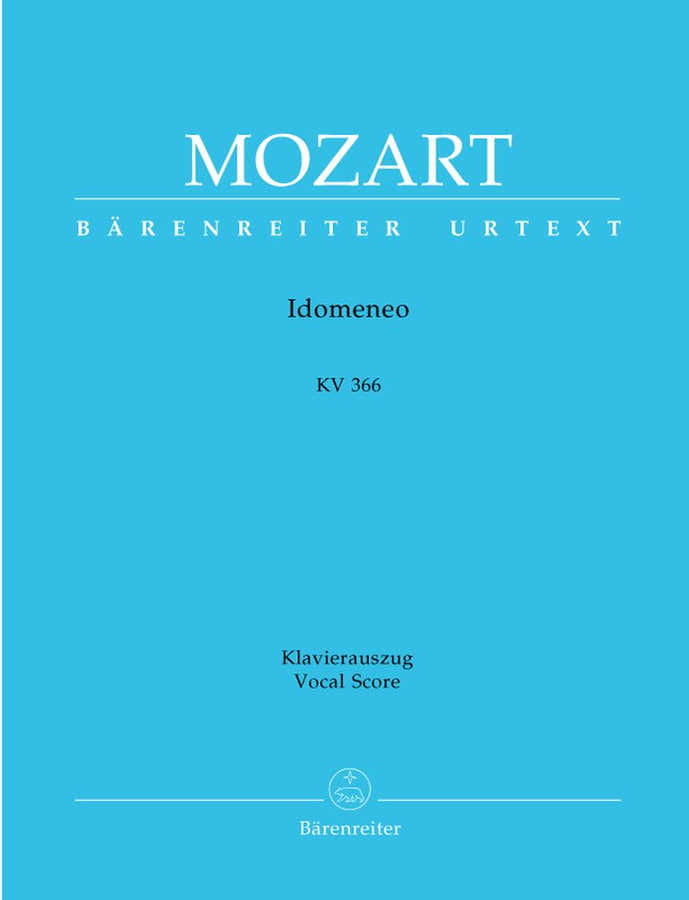 Mozart W.a. - Idomeneo KV 366 - Vocal Score
