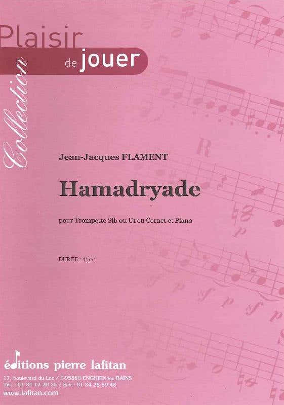Flament Jean-Jacques - Hamadryade - Trompette Sib Ou Ut Ou Cornet Et Piano