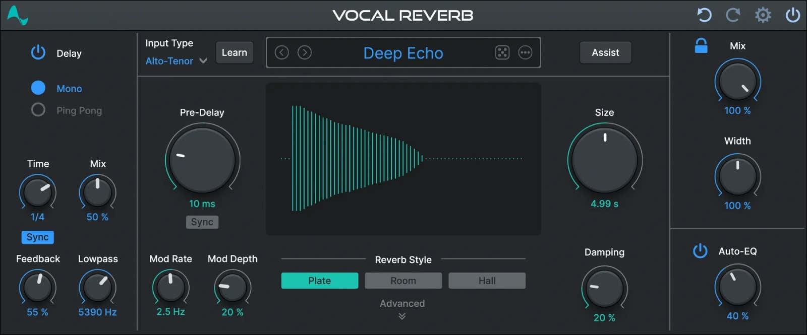 Reverberación vocal