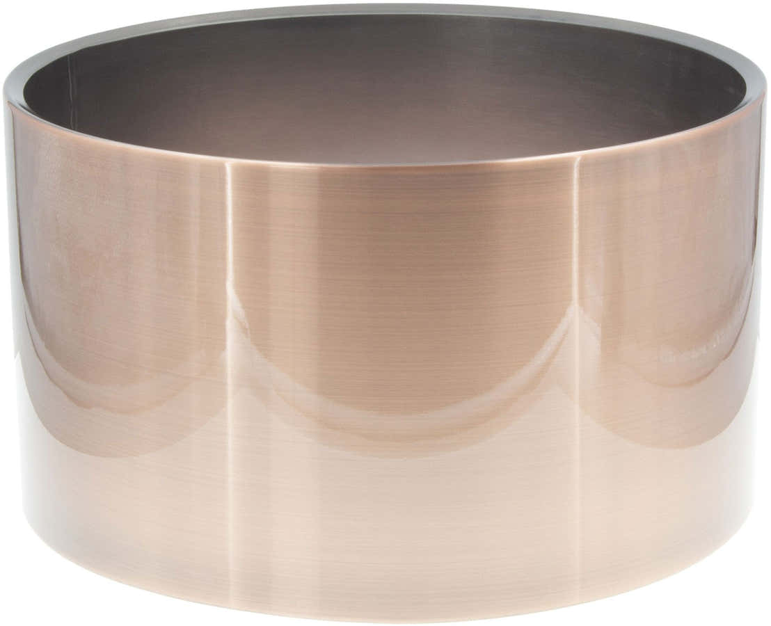 Sbbc1408St 14" X 8" Casco de Latón Acabado de Latón Cobre Cepillado Caja Clara