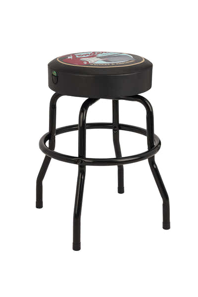 Guitars And Amps Pick Pouch Barstool Black-Black 24"