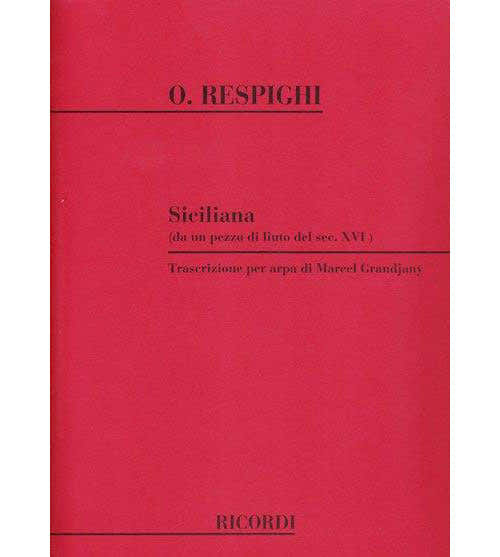 RESPIGHI O. - SICILIANA - Arpa