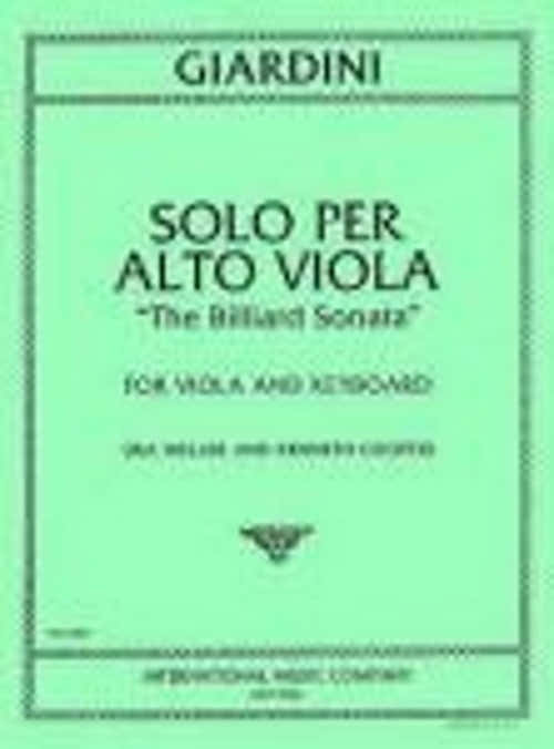 Giardini - Solo para viola alto ("la sonata del billar")