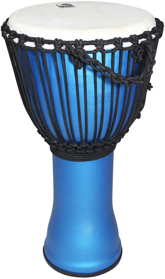 Djembé Freestyle Afinación Por Cuerda Azul Océano Mate Sfdj-12Ob