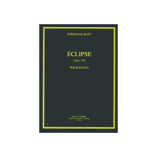 Blet - Eclipse Op.10 - Piano