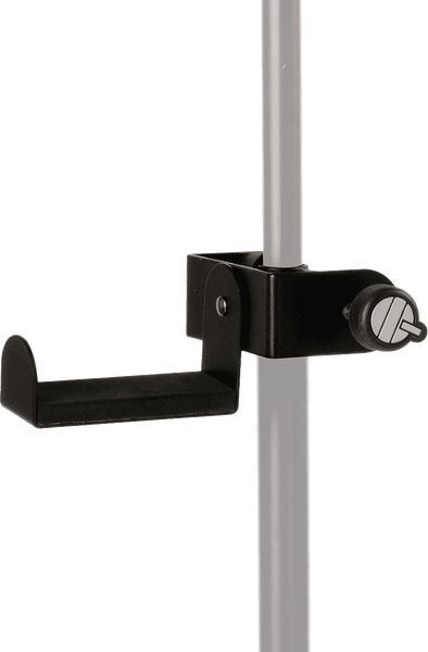 Quiklok MS327 HEADPHONE HOLDER WITH CLAMP BLACK