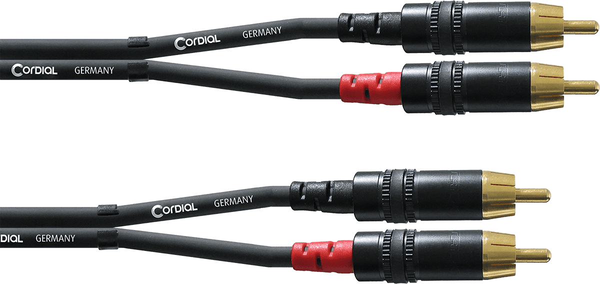 Cable de Audio Doble RCA/RCA 30 CM