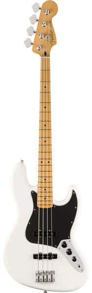 Jazz Bass Player II MN Blanco Polar