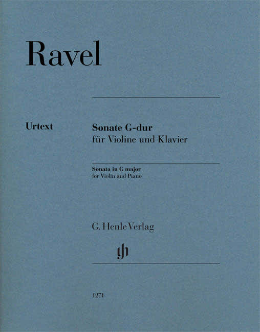 Ravel - Sonate G-dur - Violon et Piano