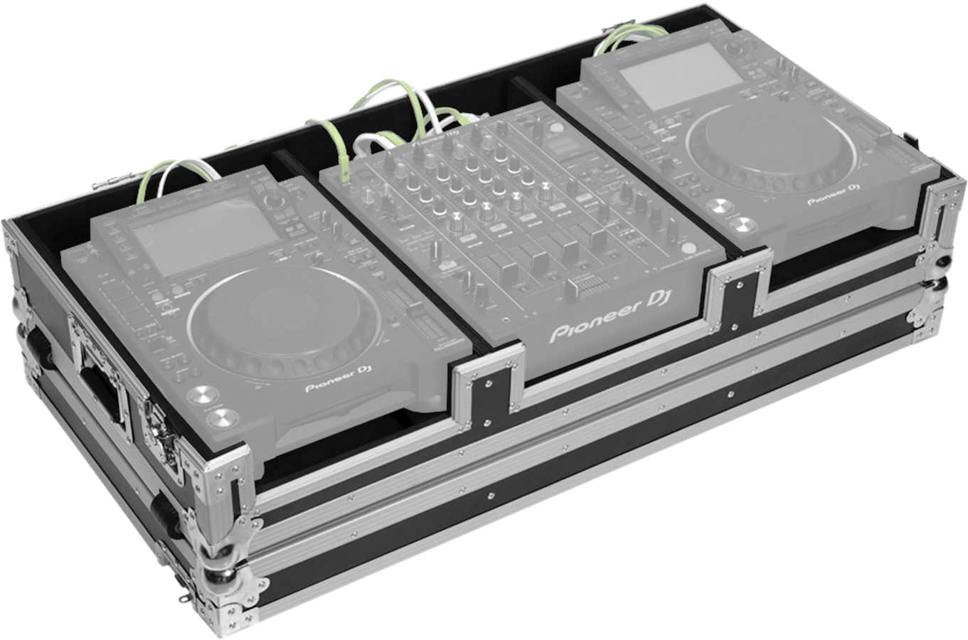 Flight Mesa de DJ CDJ-2000NXS2 / DJM-900 Plateado