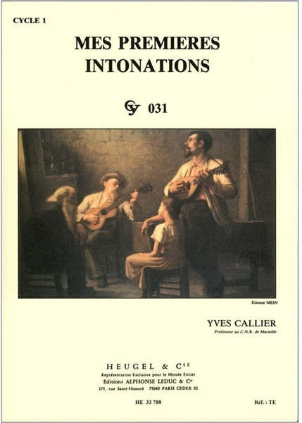 Heugel Mes Premieres Intonations - Cy031