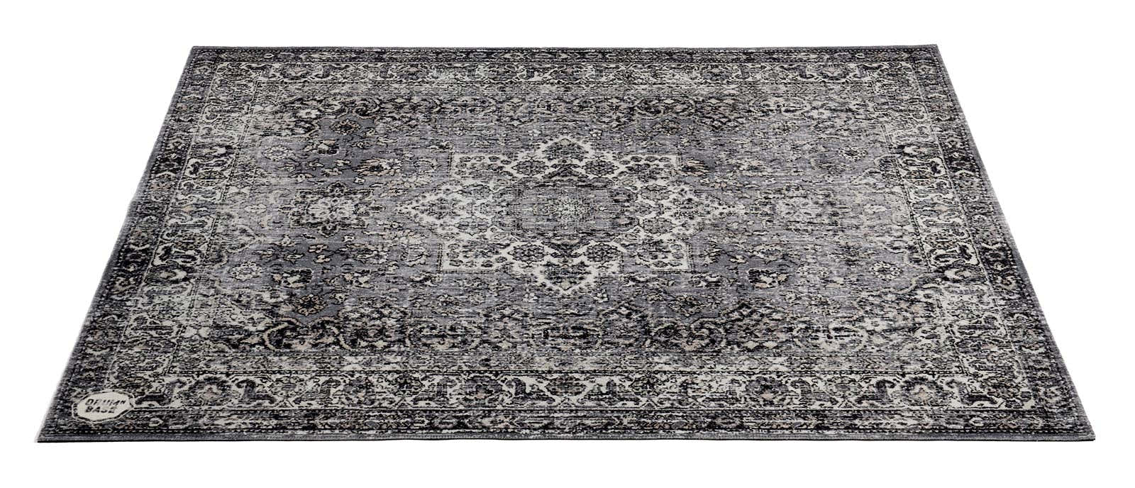 Alfombra Vintage Persian 1.85 X 1.60M Antideslizante - Gris