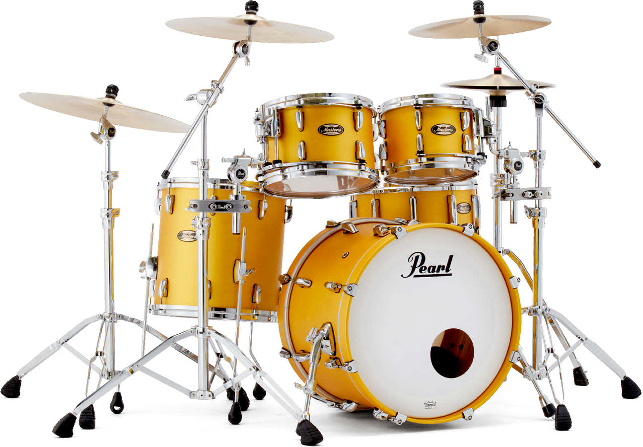 Masters Maple Gum 4-pc Shell Pack Fusion 20 Matte Aztec Gold