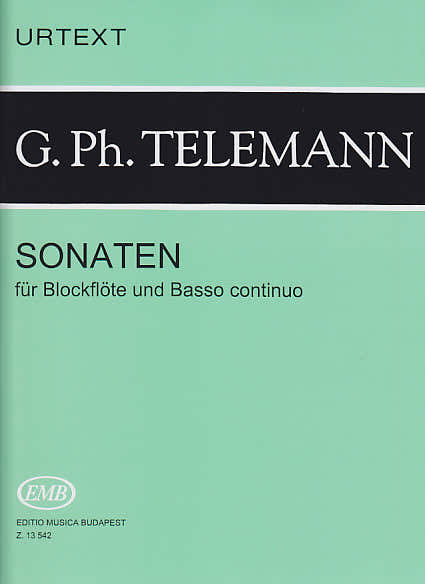 TELEMANN SONATEN FüR BLOCKFLöTE UND BASSO CONTINUO