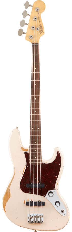 Jazz Bass Signature Flea RW Roadworn Shell Pink