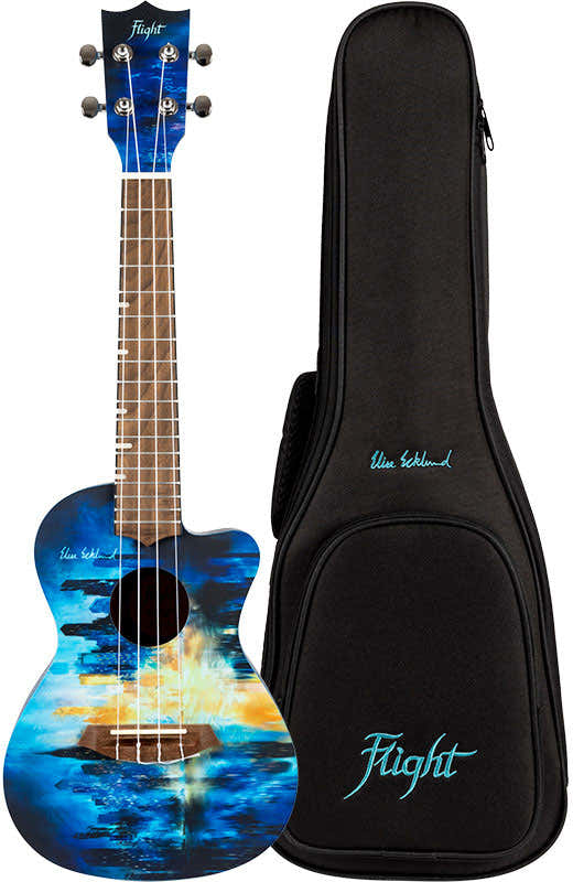 Elise Ecklund Signature Concert Ukulele - City -