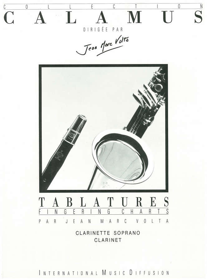 Volta JEAN-marc - Tablatures Clarinette Soprano