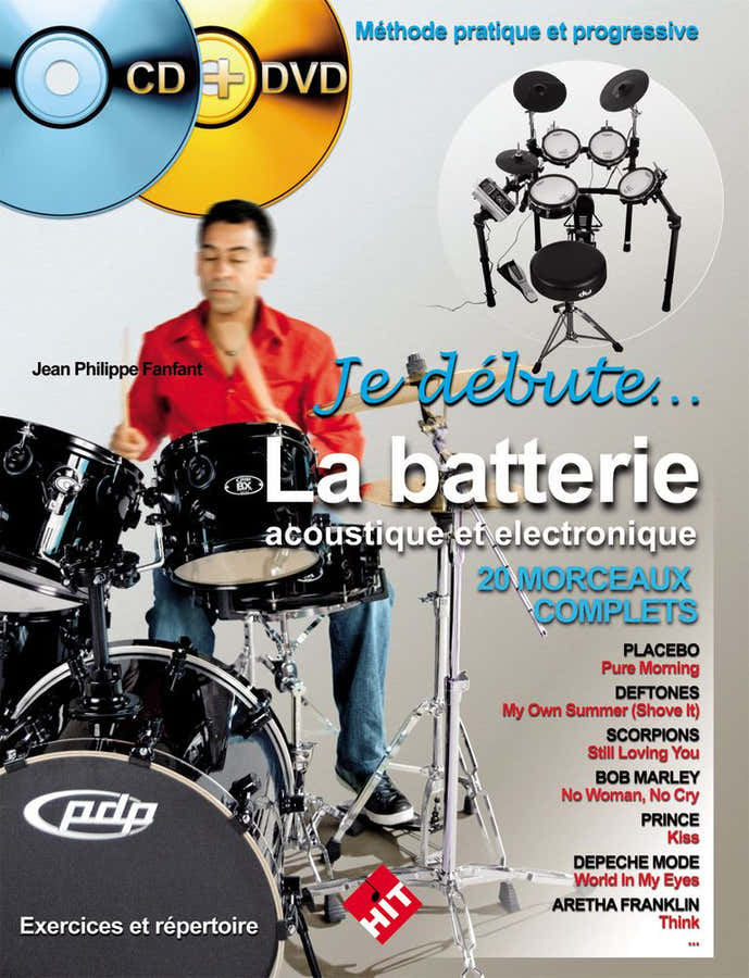 Empiezo a tocar la batería acústica y electrónica + CD + DVD