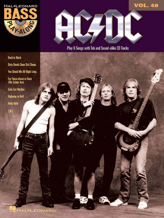 Bass Playalong Volume 40 - Ac/dc + Audio En Ligne - Bass Guitar Tab