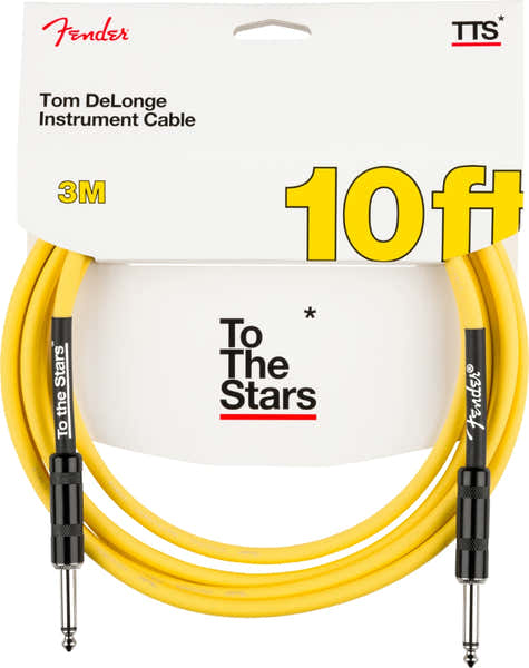 Tom Delonge 10' To The Stars Cable de instrumento Amarillo grafiti